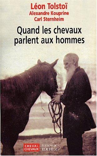 Quand les chevaux parlent aux hommes