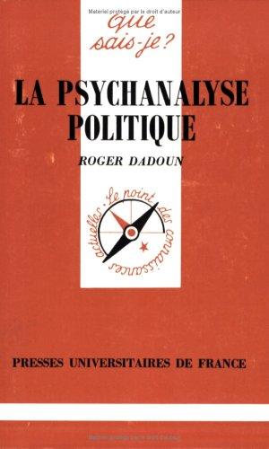 La Psychanalyse politique