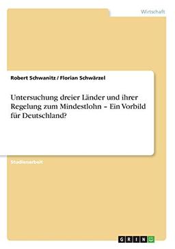 Untersuchung dreier Länder und ihrer Regelung zum Mindestlohn - Ein Vorbild für Deutschland?