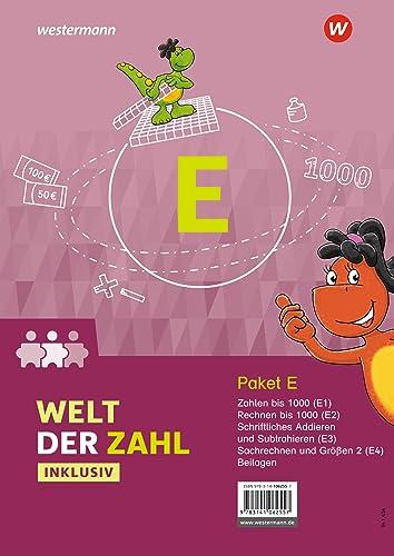 Welt der Zahl Inklusiv - Ausgabe 2021: Inklusionspaket E Hefte E1 bis E4 (Welt der Zahl: Inklusionsmaterialien - Ausgabe 2021)