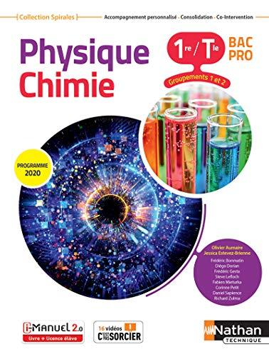 Physique chimie 1re-terminale groupements 1 et 2, bac pro : nouveaux programmes, réforme de la voie professionnelle