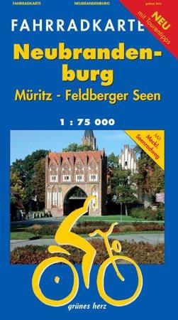 Neubrandenburg - Müritz - Feldberger Seen 1 : 75 000 Fahrradkarte: Mit Mecklenburgischem Seen-Radweg. Mit Tourentipps