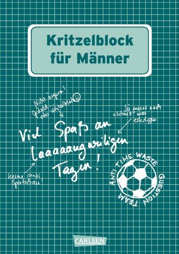 Kritzelblock für Männer