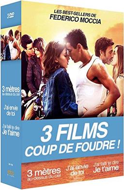 Coffret comédies moccia 3 films : 3 mètres au-dessus du ciel ; j'ai envie de toi ; j'ai failli te dire je t'aime [FR Import]