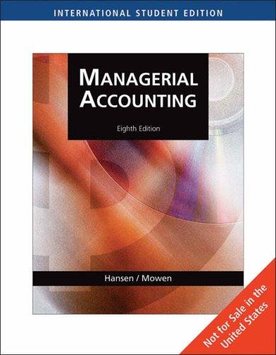 Managerial Accounting (AISE)