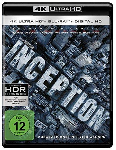 Inception (4K Ultra HD + 2D-Blu-ray) (2-Disc Version)  [Blu-ray]