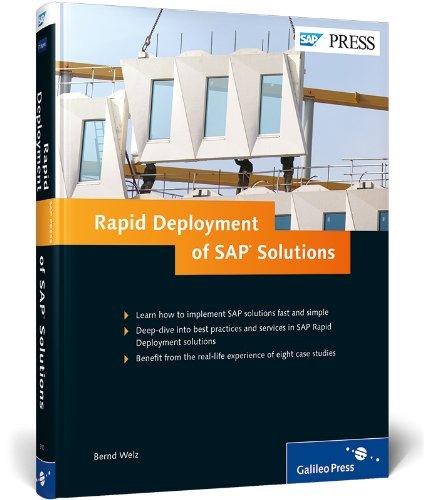 Rapid Deployment of SAP Solutions (SAP PRESS: englisch)