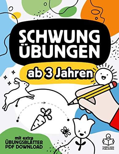 Schwungübungen ab 3 Jahren: Das große Übungsheft mit Schwungübungen zur Konzentrations- und Feinmotorik Förderung für Kinder. Perfekte Vorbereitung ... Zeichnen, Malen lernen für Kinder ab 3 Jahren