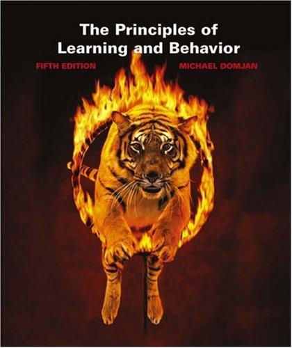 Principles of Learning and Behavior