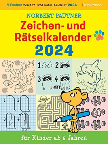 Zeichen- und Rätselkalender für Kinder ab 6 Jahren. ABK 2024