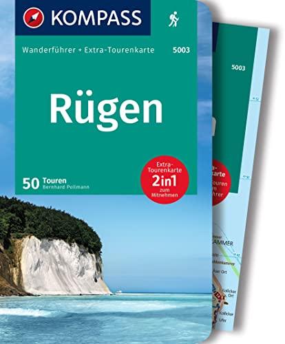 KOMPASS Wanderführer 5003 Rügen, 50 Touren: Wanderführer mit Extra-Tourenkarte 1:50.000, GPX-Daten zum Download