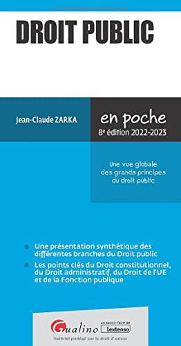 Droit public : une vue globale des grands principes du droit public : 2022-2023