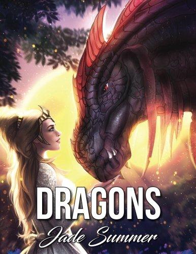 Dragons: An Adult Coloring Book with Fun, Beautiful, and Relaxing Coloring Pages (Perfect Gift for Dragon Lovers)