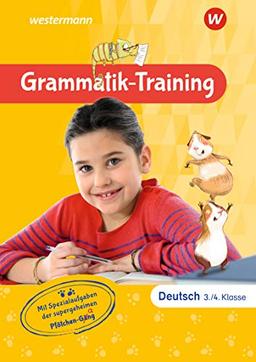 Grammatik-Training Deutsch: 3. und 4. Klasse: Mit Spezialaufgaben der supergeheimen Pfötchen-Gäng (Diktat-Training/Grammatik-Training Grundschule, Band 2)