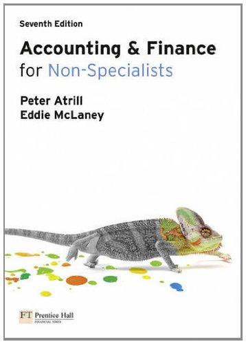 Accounting and Finance for Non-Specialists