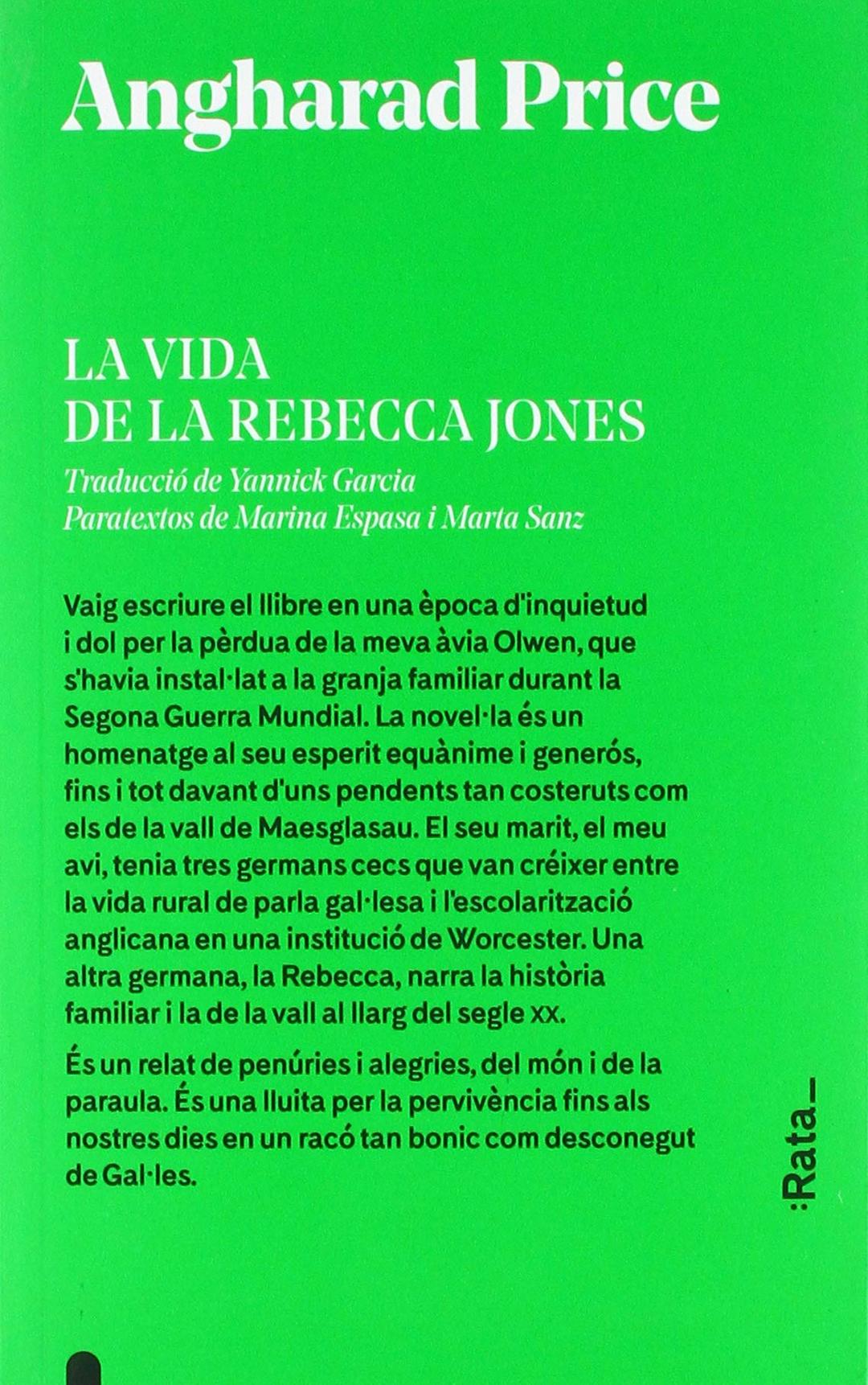 La vida de la Rebecca Jones (rata/0, Band 27)