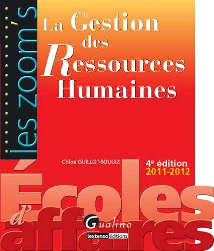 La gestion des ressources humaines