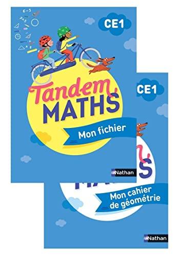 Tandem, maths CE1 : mon fichier + mon cahier de géométrie