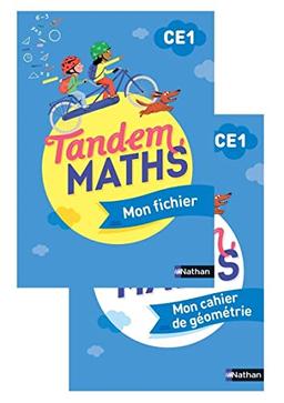 Tandem, maths CE1 : mon fichier + mon cahier de géométrie