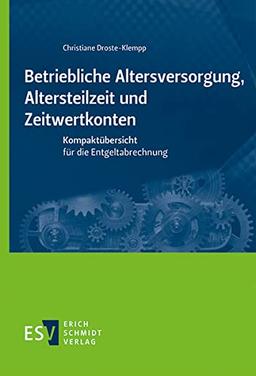 Betriebliche Altersversorgung, Altersteilzeit und Zeitwertkonten: Kompaktübersicht für die Entgeltabrechnung