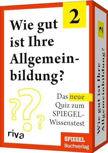 Wie gut ist Ihre Allgemeinbildung? 2: Das neue Quiz zum SPIEGEL-Wissenstest. Das perfekte Geschenk zu Geburtstag oder Weihnachten für alle Quizfans. Schule dein Allgemeinwissen