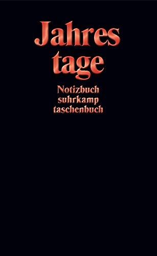 Notizbuch suhrkamp taschenbuch: Jahrestage