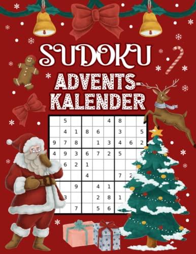 Sudoku Adventskalender: Großer Adventskalender für Erwachsene I Rätselspaß für den ganzen Advent mit 144 Sudokus von Leicht bis Schwer I Inkl. Anleitungen und Lösungen