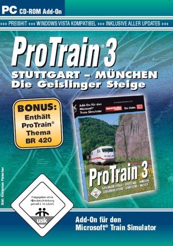 Train Simulator - ProTrain 3: Stuttgart - München - Die Geislinger Steige + Bonus [Preishit]