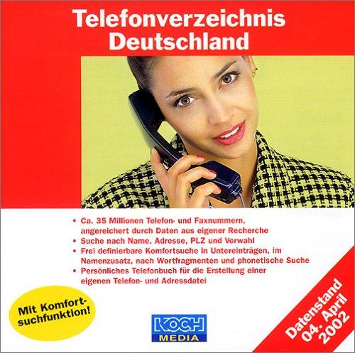 Telefonverzeichnis Deutschland April 2002