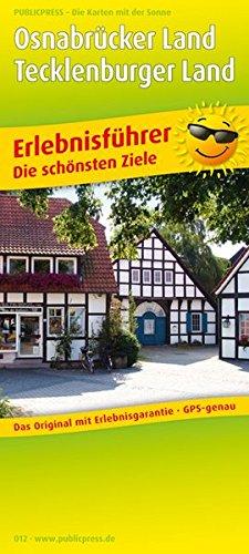 Osnabrücker Land & Tecklenburger Land: Erlebnisführer mit Informationen zu Freizeiteinrichtungen auf der Kartenrückseite, GPS-genau. 1:130000