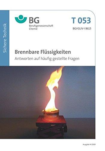 T 053 - Brennbare Flüssigkeiten: Antworten auf häufig gestellte Fragen (T-Reihe - Sichere Technik)