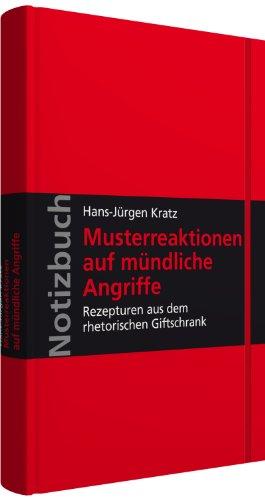 Notizbuch Musterreaktionen auf mündliche Angriffe