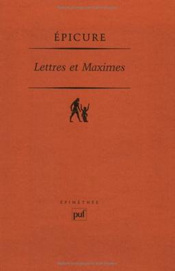 Lettres et maximes