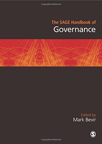 The Sage Handbook of Governance