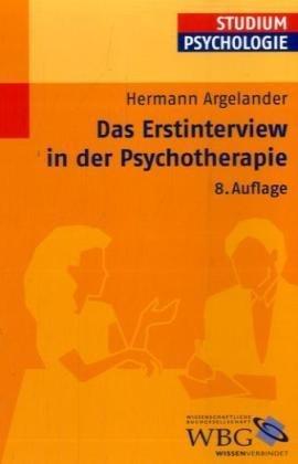 Das Erstinterview in der Psychotherapie