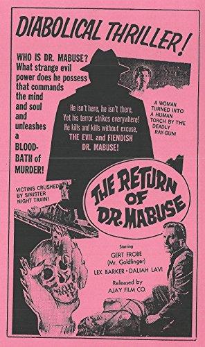 Im Stahlnetz des Dr. Mabuse [VHS]