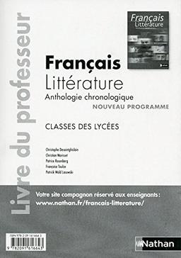 Français Littérature classes des lycées : Livre du professeur