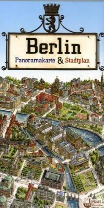 Berlin Panoramakarte & Stadtplan 1 : 17 000