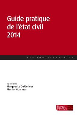 Guide pratique de l'état civil 2014