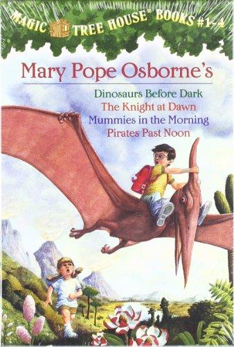 Magic Tree House Volumes 1-4 Boxed Set: Dinosaurs Before Dark / The Knight at Dawn / Mummies in the Morning / Pirates Past Noon (Magic Tree House Collection)