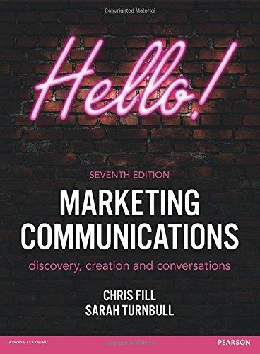 Marketing Communications: Interactivity, Communities and Content (Expo)