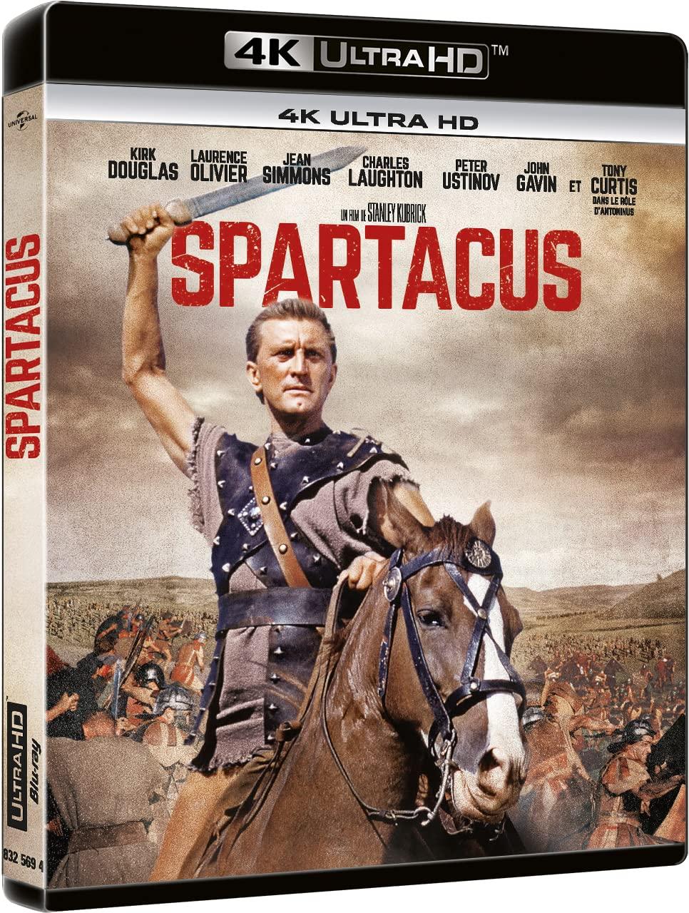 Spartacus 4k ultra hd [Blu-ray] [FR Import]