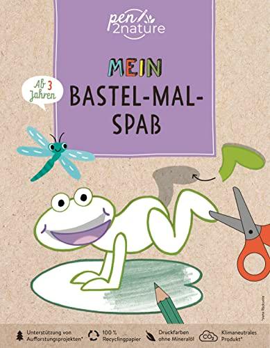 Mein Bastel-Mal-Spaß | Für Kinder ab 3 Jahren: pen2nature: 100% Recyclingpapier • klimaneutrales Produkt • unterstützt Aufforstungsprojekte (pen2nature kids)