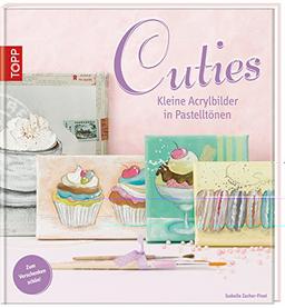 Cuties: Kleine Acrylbilder in Pastelltönen. Zum Verschenken schön!