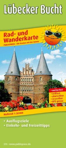 Rad- und Wanderkarte Lübecker Bucht: Mit Ausflugszielen, Einkehr- & Freizeittipps, wetterfest, reißfest, abwischbar, GPS-genau. 1:50000