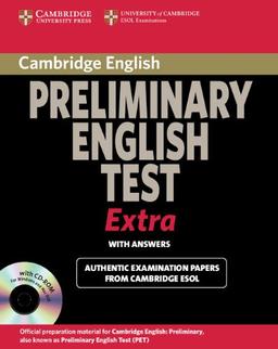 Cambridge Preliminary English Test Extra Student's Book with Answers and CD-ROM (PET Practice Tests)