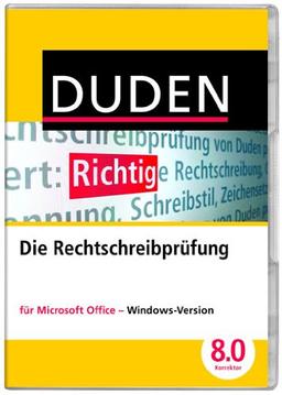 DUDEN Die Rechtschreibprüfung für MS Office, Korrektor 8.0