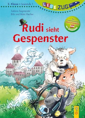 LESEZUG/2. Klasse - Lesestufe 1: Rudi sieht Gespenster: Die beliebteste Reihe für Erstleser – Mit Belohnungs-Stickern für den Lesestart – Lesen lernen für Kinder ab 6 Jahren mit Belohnungs-Stickern