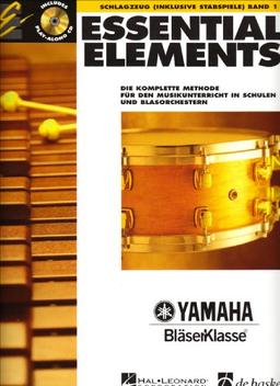 Essential Elements, für Schlagzeug (inkl. Stabspiele), m. Audio-CD