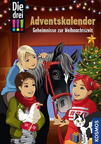 Die drei !!!, Geheimnisse zur Weihnachtszeit: Adventskalenderbuch mit Stickern